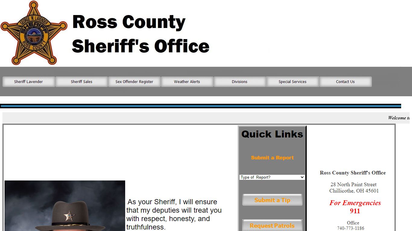 Ross County Ohio Sheriff's Office